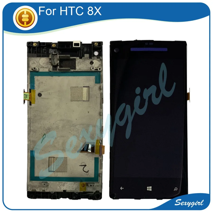 4.3 Inch For HTC 8X LCD Display Touch Screen Digitizer Assembly With Frame Replacement Parts Black +Tools
4.3 Inch For HTC 8X LCD Display Touch Screen Digitizer Assembly With Frame Replacement Parts Black +Tools