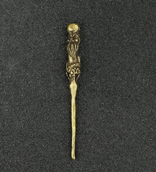 Collectable Chinese Pure Brass Carved longevity Buddha Earpick Exquisite Small Pendant Statues
Collectable Chinese Pure Brass Carved longevity Buddha Earpick Exquisite Small Pendant Statues
