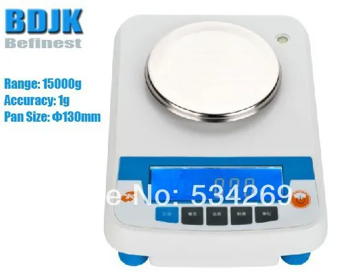 15000g Electronic Balance Measuring Scale Counting Balance and Weight Balance with 1g Scale
15000g Electronic Balance Measuring Scale Counting Balance and Weight Balance with 1g Scale