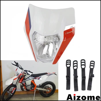 White Dirt Bike Emark Headlamp Mask Enduro Sticker Headlight For KTM XC EXC XCF XC-W EXC-F Six Days 300 350 450 500 2018 2019
White Dirt Bike Emark Headlamp Mask Enduro Sticker Headlight For KTM XC EXC XCF XC-W EXC-F Six Days 300 350 450 500 2018 2019