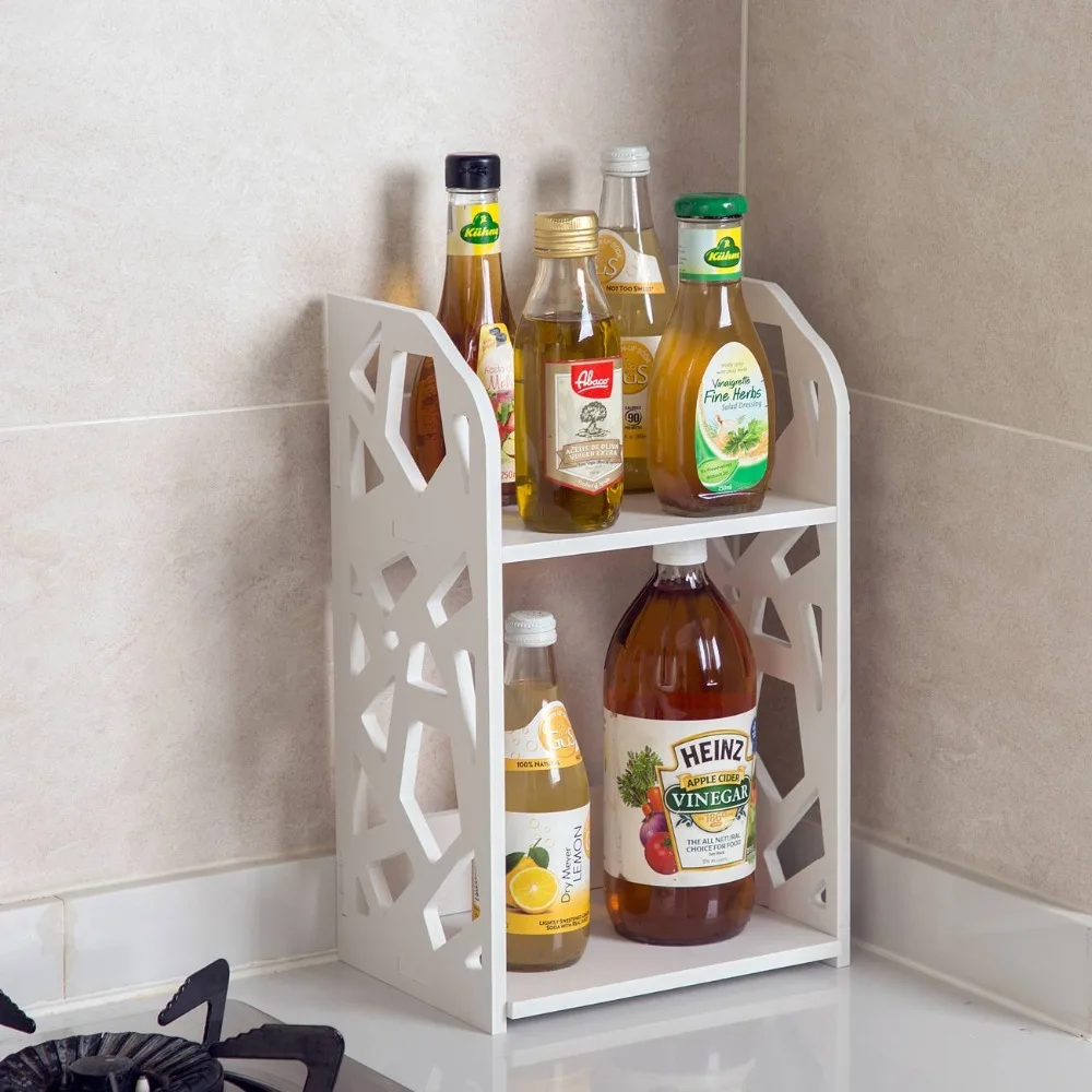 White Wood Plastic Board Bookshelf Desktop Bathroom Kitchen Double Layer Storage Shelf Home Office Sundries Organizer Shelves
White Wood Plastic Board Bookshelf Desktop Bathroom Kitchen Double Layer Storage Shelf Home Office Sundries Organizer Shelves
