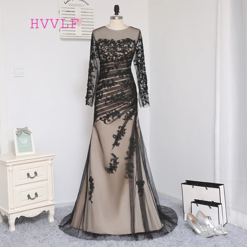 HVVLF Black Elegant Evening Dresses 2019 Mermaid Tulle Satin Appliques Lace Backless Long Evening Gown Prom Dress Prom Gown
HVVLF Black Elegant Evening Dresses 2019 Mermaid Tulle Satin Appliques Lace Backless Long Evening Gown Prom Dress Prom Gown