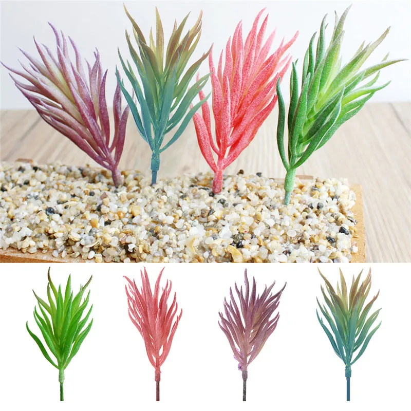 Mini Artificial Plants Grass For Garden Craft Plastic Fake Floristry Plants artificial flowers succulent leaves Cheap 4 Color
Mini Artificial Plants Grass For Garden Craft Plastic Fake Floristry Plants artificial flowers succulent leaves Cheap 4 Color