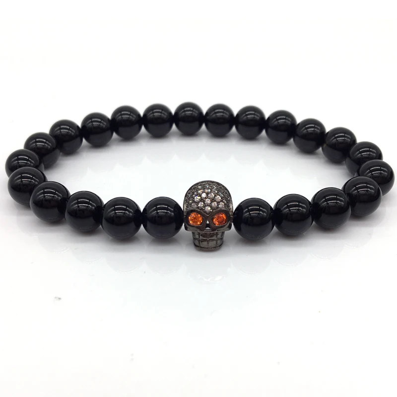Skull Men Bracelet 2019 New Fashion Bead Bracelet Men Classic Stone Beads Charm Bracelets & Bangles For Men Jewelry Gift
Skull Men Bracelet 2019 New Fashion Bead Bracelet Men Classic Stone Beads Charm Bracelets & Bangles For Men Jewelry Gift