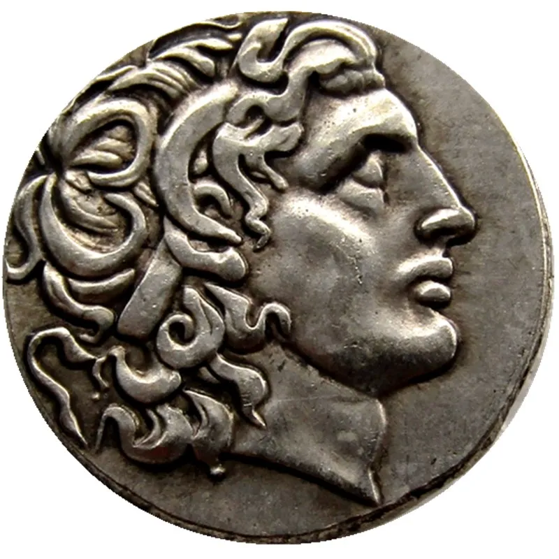 G(01)Alexander III the Great 336-323 BC.Silver Drachm Ancient Greek Coin copy coins