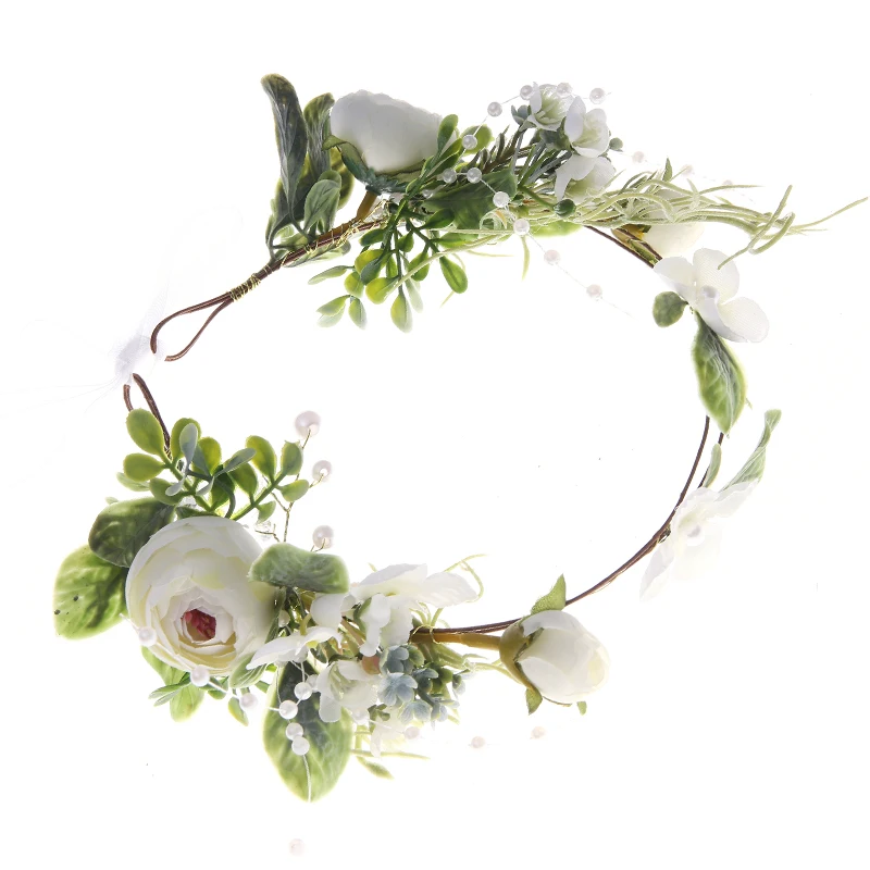 Women Wedding Party Headwear Hair Accessories Girl Flower Wreath Crown Festival Headband Headdress Adjustable Floral Garland
Women Wedding Party Headwear Hair Accessories Girl Flower Wreath Crown Festival Headband Headdress Adjustable Floral Garland