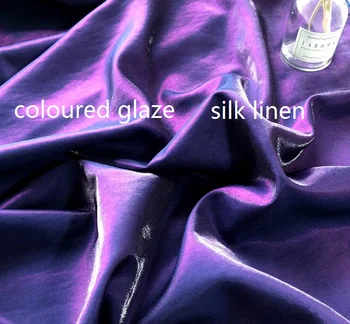 New high-end evening dress glazed linen high-quality magic purple-blue luster delicate hanging linen dress fabric
New high-end evening dress glazed linen high-quality magic purple-blue luster delicate hanging linen dress fabric