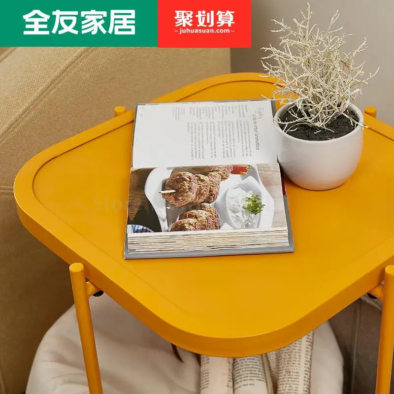 Домашний боковой гостиной Маленький журнальный столик простой мини квадратный