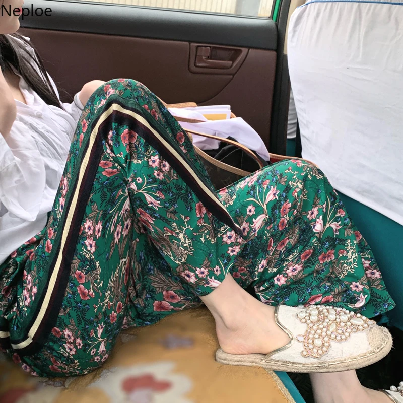 Neploe Women Harajuku Wide Leg Pants Vintage Floral Striped Partchwork Streetwear Trousers Loose High Elastic Waist Pants 38900
Neploe Women Harajuku Wide Leg Pants Vintage Floral Striped Partchwork Streetwear Trousers Loose High Elastic Waist Pants 38900