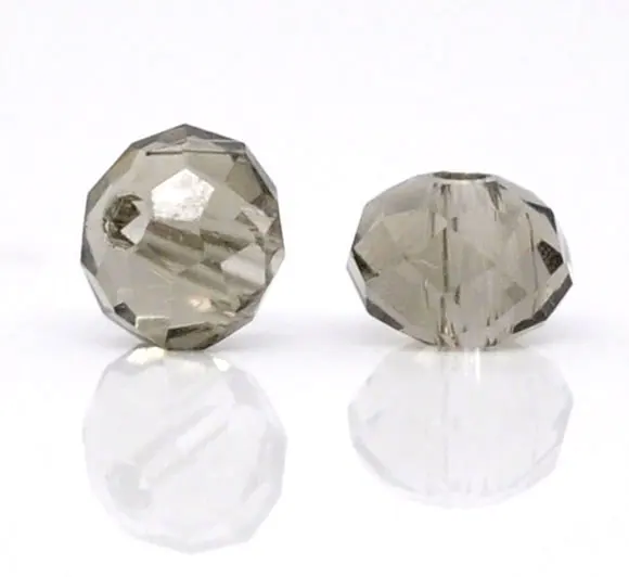 Glass Loose Beads Flat Round Gray Transparent Faceted About 4mm( 1/8") Dia, Hole: Approx 0.8mm, 20 PCs new
Glass Loose Beads Flat Round Gray Transparent Faceted About 4mm( 1/8") Dia, Hole: Approx 0.8mm, 20 PCs new