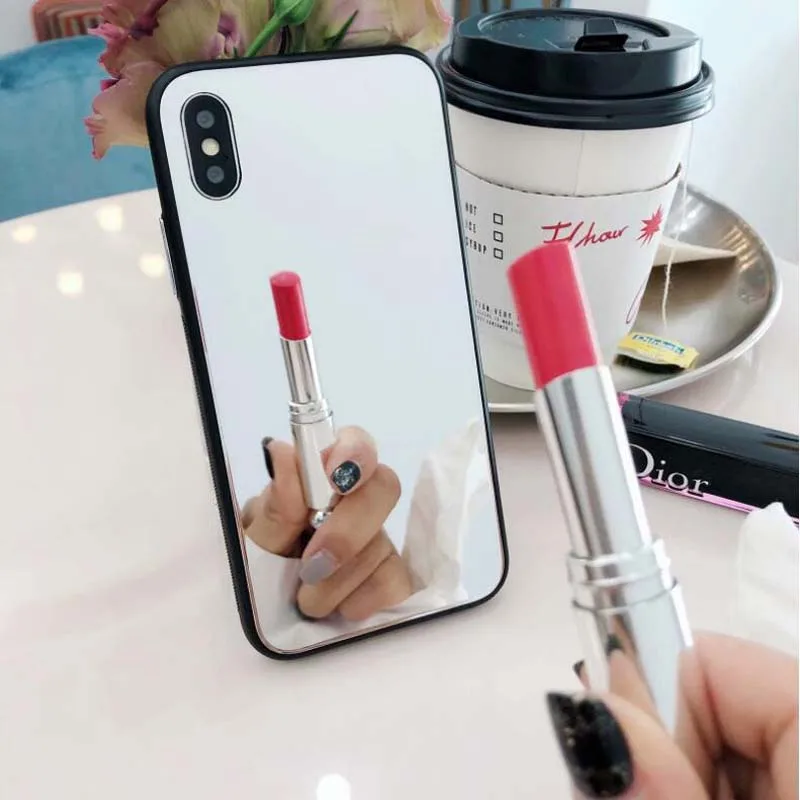 Luxury Cosmetic mirror Tempered Glass Phone Case For Huawei P30 P20 Pro lite Plus Mate20 V20 Honor 8X 10 Nova3 Mobile Back Cover
Luxury Cosmetic mirror Tempered Glass Phone Case For Huawei P30 P20 Pro lite Plus Mate20 V20 Honor 8X 10 Nova3 Mobile Back Cover