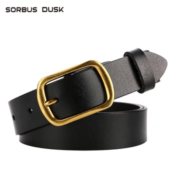 SORBUS DUSK Fashion Women's All-match leisure Belts Genuine Leather Female Waistband Pin Buckles Fancy Vintage For Jeans
SORBUS DUSK Fashion Women's All-match leisure Belts Genuine Leather Female Waistband Pin Buckles Fancy Vintage For Jeans