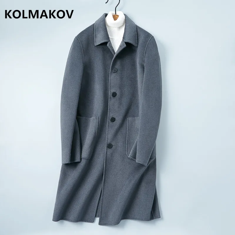 2019 New Double-faced Woolen Coats Men's Cashmere Outerwear Hgh Quality Spring Casual Wool Coats Men Windbreakers Plus Size 3XL
2019 New Double-faced Woolen Coats Men's Cashmere Outerwear Hgh Quality Spring Casual Wool Coats Men Windbreakers Plus Size 3XL