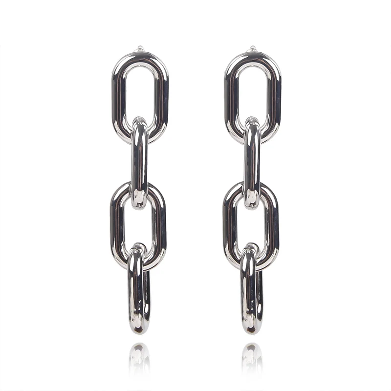 New Simple Metal Drop Earrings for Women Geometric Circle Dangle Earrings Silver Color Brinco Earing Eardrops Jewelry 5A5021
New Simple Metal Drop Earrings for Women Geometric Circle Dangle Earrings Silver Color Brinco Earing Eardrops Jewelry 5A5021