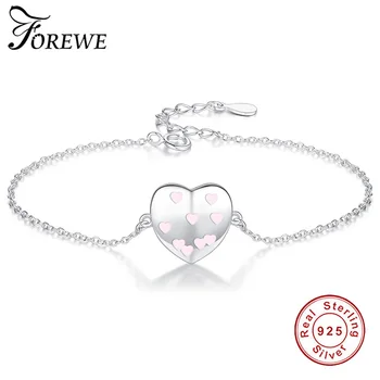 100% 925 Sterling Silver Pink Heart Picture Customized Bracelet Chain Personal Photo Custom Charm Bracelet Women Jewelry Gift
100% 925 Sterling Silver Pink Heart Picture Customized Bracelet Chain Personal Photo Custom Charm Bracelet Women Jewelry Gift