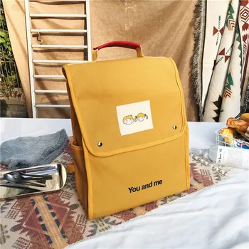 Youth Backpack Women Preppy School Bags for College Student Canvas Travel Bags Girls Yellow Bag Purse Backpack Mochila Wholesale
Youth Backpack Women Preppy School Bags for College Student Canvas Travel Bags Girls Yellow Bag Purse Backpack Mochila Wholesale