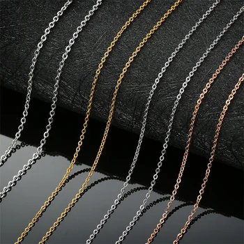AZIZ BEKKAOUI Basic Chain Necklace for Women Round Miami Cuban Link Chain Gold and Stainless Steel Male Jewelry 1.5-3mm
AZIZ BEKKAOUI Basic Chain Necklace for Women Round Miami Cuban Link Chain Gold and Stainless Steel Male Jewelry 1.5-3mm