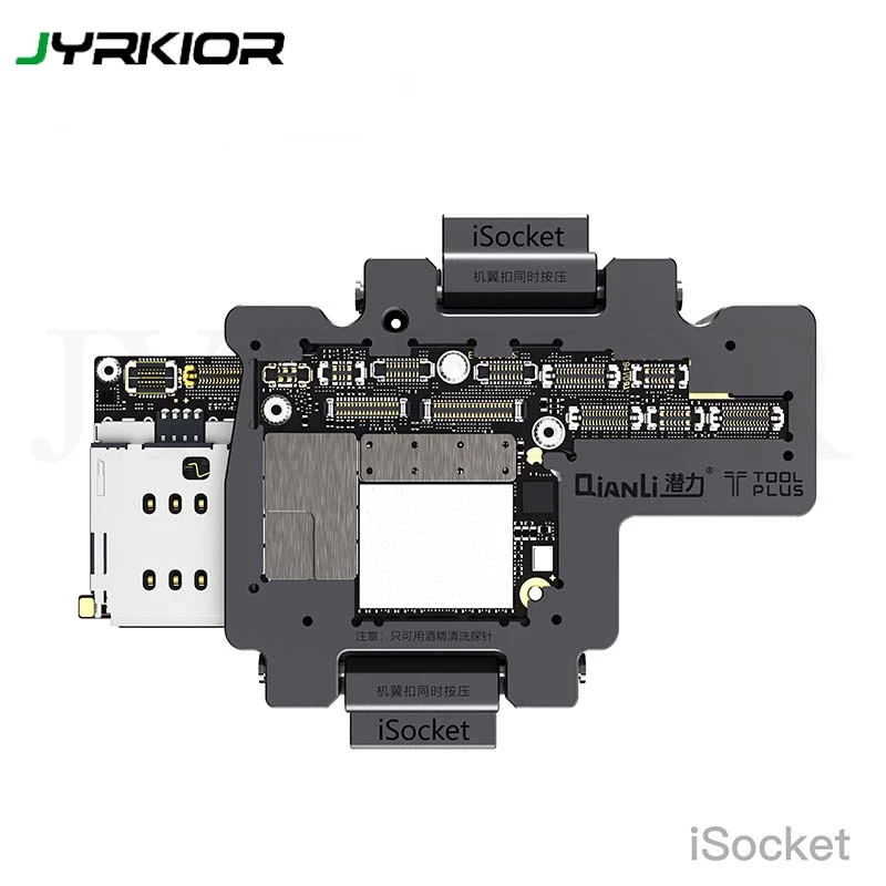 Jyrkior Qianli iSocket PCB Mainboard Holder Fixture Jig for iPhone X Board Tester Maintenance Fixture
Jyrkior Qianli iSocket PCB Mainboard Holder Fixture Jig for iPhone X Board Tester Maintenance Fixture