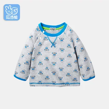 Dinstry 2016 spring newborn boy jacket boy spring and autumn round neck collar casual shirt cartoon T-shirt
Dinstry 2016 spring newborn boy jacket boy spring and autumn round neck collar casual shirt cartoon T-shirt