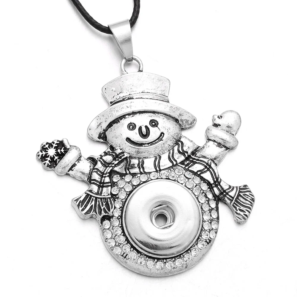Wholesale Christmas Snowman Snap Jewelry Crystal Snap Button Pendant Necklace Fit 18mm Snap Necklaces Snowman Necklaces
Wholesale Christmas Snowman Snap Jewelry Crystal Snap Button Pendant Necklace Fit 18mm Snap Necklaces Snowman Necklaces