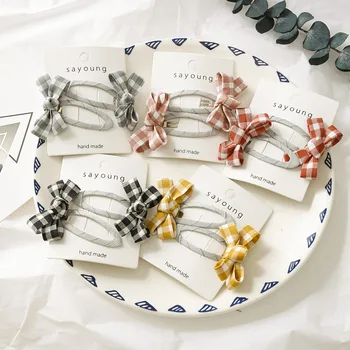 (2 pieces/lot) Korean Bow Hairpin Children's Baby Hair Clip Girl Hair Accessories
(2 pieces/lot) Korean Bow Hairpin Children's Baby Hair Clip Girl Hair Accessories