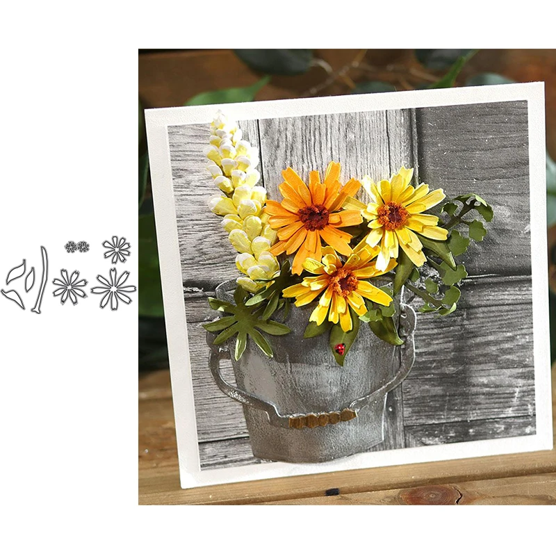 Flower Calendula Metal Cutting Dies Stencils for DIY Scrapbooking Craft Paper Cards Decorations Making New 2019 Diecut
Flower Calendula Metal Cutting Dies Stencils for DIY Scrapbooking Craft Paper Cards Decorations Making New 2019 Diecut