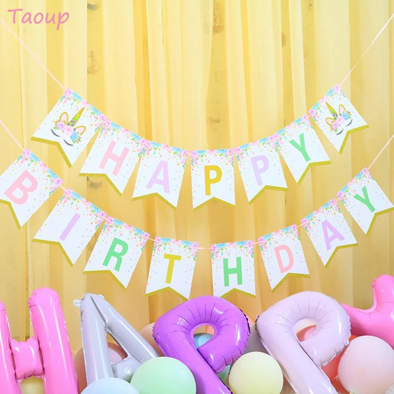 Taoup Party Unicorn Banner Birthday Party Supplies Decors Paper Flags and Banners Happy Birthday Banner Baby Shower Girls Boys
Taoup Party Unicorn Banner Birthday Party Supplies Decors Paper Flags and Banners Happy Birthday Banner Baby Shower Girls Boys