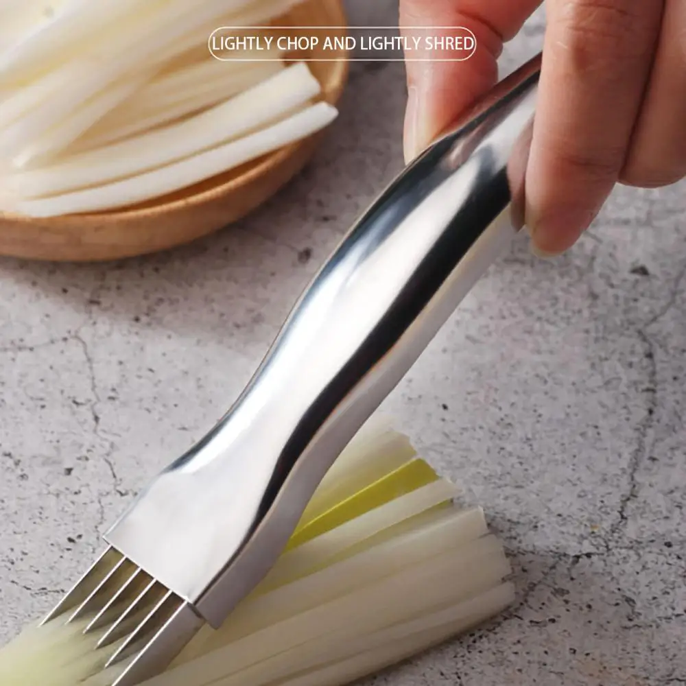 Hoomall Kitchen Shrendders & Slicers Fruits Vegetables Tools Tomato Onion Aid Holder Stainless Steel Guide Slicing Cutter 4lz
Hoomall Kitchen Shrendders & Slicers Fruits Vegetables Tools Tomato Onion Aid Holder Stainless Steel Guide Slicing Cutter 4lz