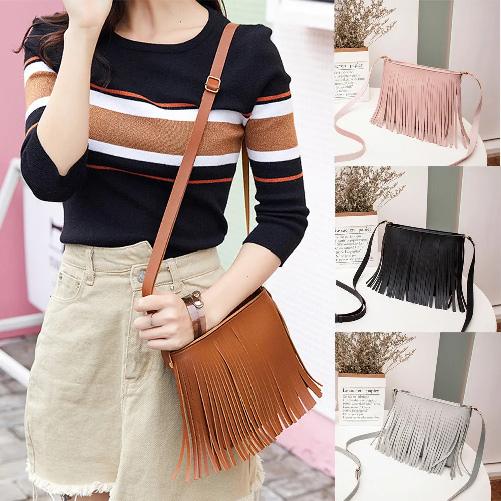 Women Shoulder Bag crossbody bags for women Tassel Messenger Satchel Tote Crossbody Bag Phone Bag tas wanita#25
Women Shoulder Bag crossbody bags for women Tassel Messenger Satchel Tote Crossbody Bag Phone Bag tas wanita#25