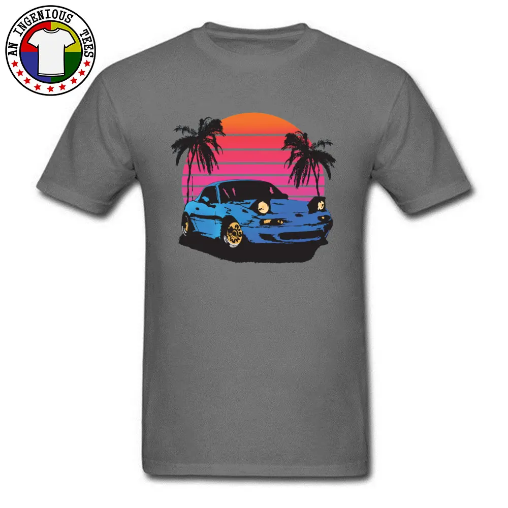 Miata Vice 683 100% Cotton Fabric Casual Tops & Tees Cute Short Sleeve Male Tshirts Camisa Fall Tee-Shirts O Neck Miata Vice 683 carbon