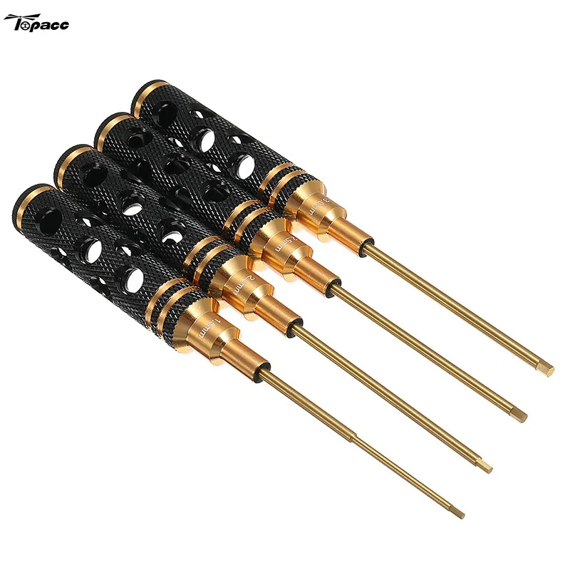 Original 4PCS HSS Titanium Black Hex Screwdriver Repairing Hand Tool H1.5/2.0/2.5/3.0 For DIY Toy Model RC Quadcopter Drone
Original 4PCS HSS Titanium Black Hex Screwdriver Repairing Hand Tool H1.5/2.0/2.5/3.0 For DIY Toy Model RC Quadcopter Drone