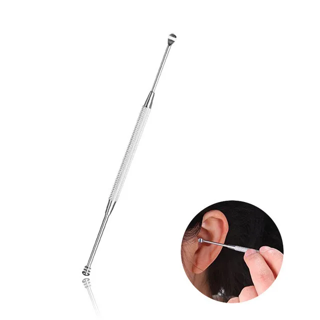 Earpick Wax Remover Curette Removal Ears Spoon Cleaning Tools Anti-slip Ear Pick Ear Cleaner Tool Health Care
Earpick Wax Remover Curette Removal Ears Spoon Cleaning Tools Anti-slip Ear Pick Ear Cleaner Tool Health Care