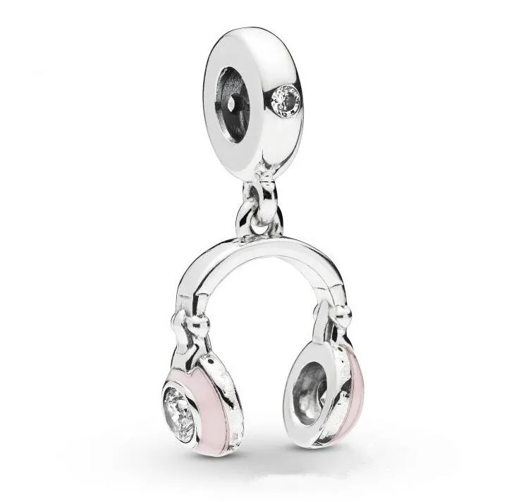 Original 925 Sterling Silver Pink Headphones Charm With Crystal Pendant Beads Fit Pandora Bracelet & Necklace Diy Jewelry
Original 925 Sterling Silver Pink Headphones Charm With Crystal Pendant Beads Fit Pandora Bracelet & Necklace Diy Jewelry