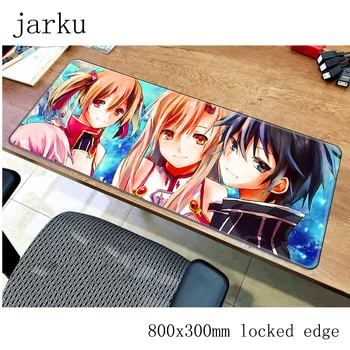 Sword Art Online mousepad gamer 800x300X3MM gaming mouse pad large Cartoon notebook pc accessories laptop padmouse ergonomic mat
Sword Art Online mousepad gamer 800x300X3MM gaming mouse pad large Cartoon notebook pc accessories laptop padmouse ergonomic mat