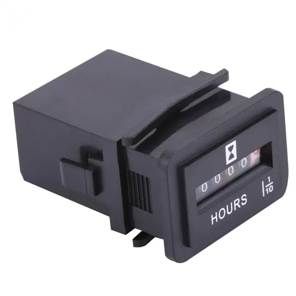 DC 6-80V Sealed Mechanical Hour Meter Gauge Counter for Diesel Gasoline Engine Generator Motor Boat Motorcycle Accessories
DC 6-80V Sealed Mechanical Hour Meter Gauge Counter for Diesel Gasoline Engine Generator Motor Boat Motorcycle Accessories