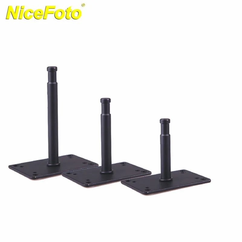 NICEFOTO 6cm 12cm 16cm Photo Studio Flash Lighting Wall Plate Holder Mini Light Stand Plate Flash Accessories
NICEFOTO 6cm 12cm 16cm Photo Studio Flash Lighting Wall Plate Holder Mini Light Stand Plate Flash Accessories