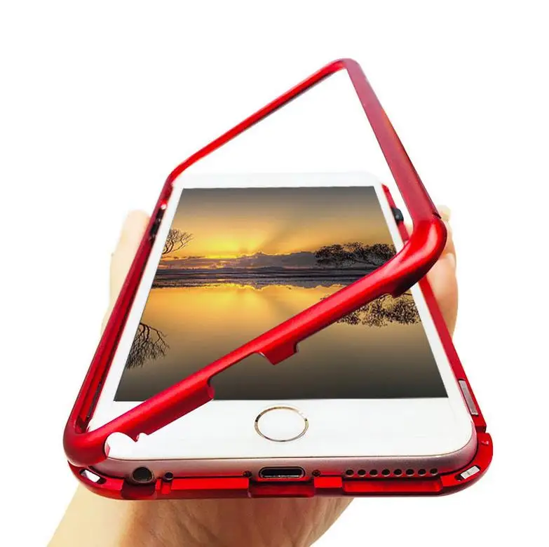 Back Tempered Glass + Front Magnet Bumper Metal Case for iPhone X XR XS Max Magnetic Coque iPhone 8 7 Plus 6S Full Screen Cover
Back Tempered Glass + Front Magnet Bumper Metal Case for iPhone X XR XS Max Magnetic Coque iPhone 8 7 Plus 6S Full Screen Cover