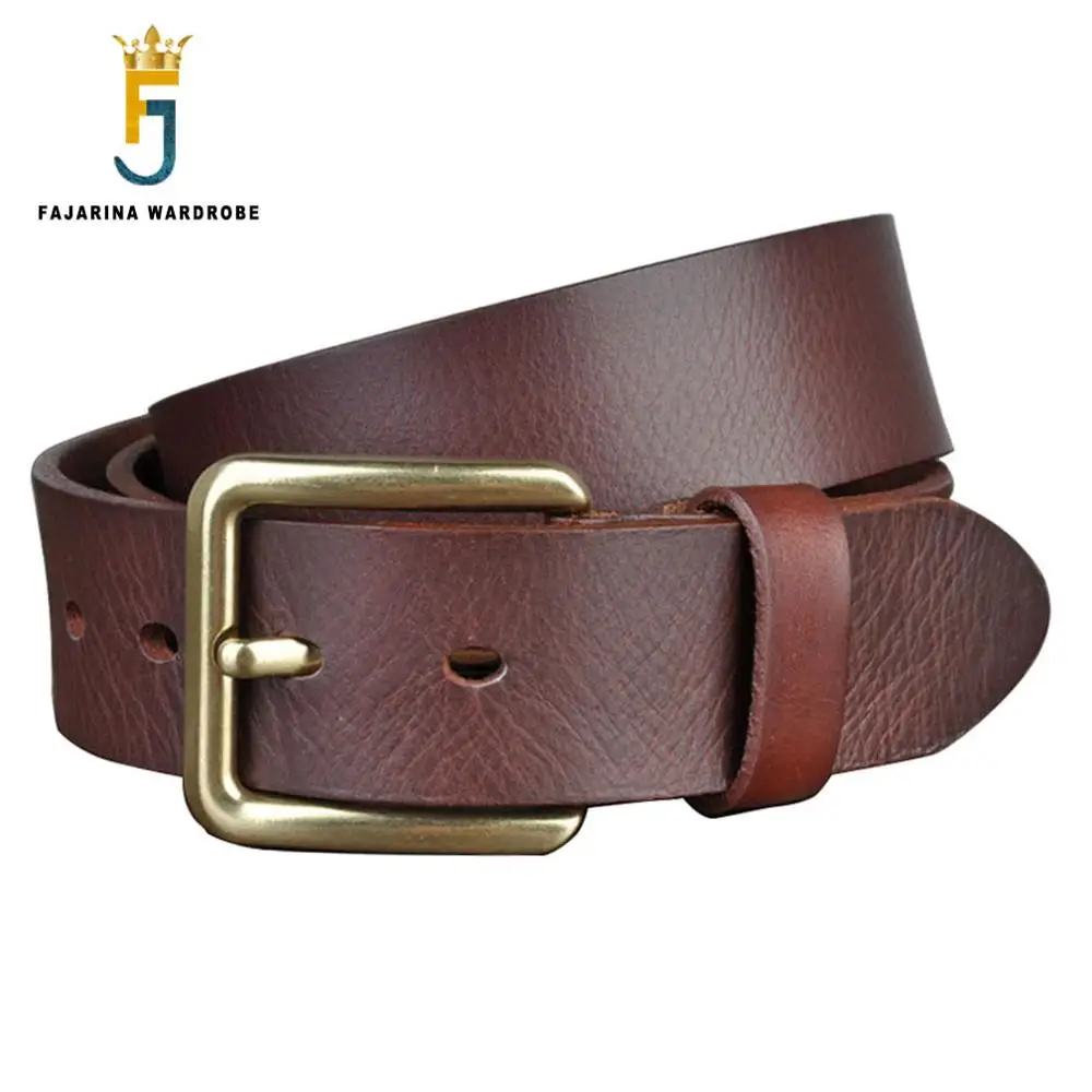 FAJARINA Quality Men's Retro Brand Fashion Genuine Leather Men Pin Buckle Belts for Men Cow Skin Leather Belt 3.8cm Wide NW0028
FAJARINA Quality Men's Retro Brand Fashion Genuine Leather Men Pin Buckle Belts for Men Cow Skin Leather Belt 3.8cm Wide NW0028