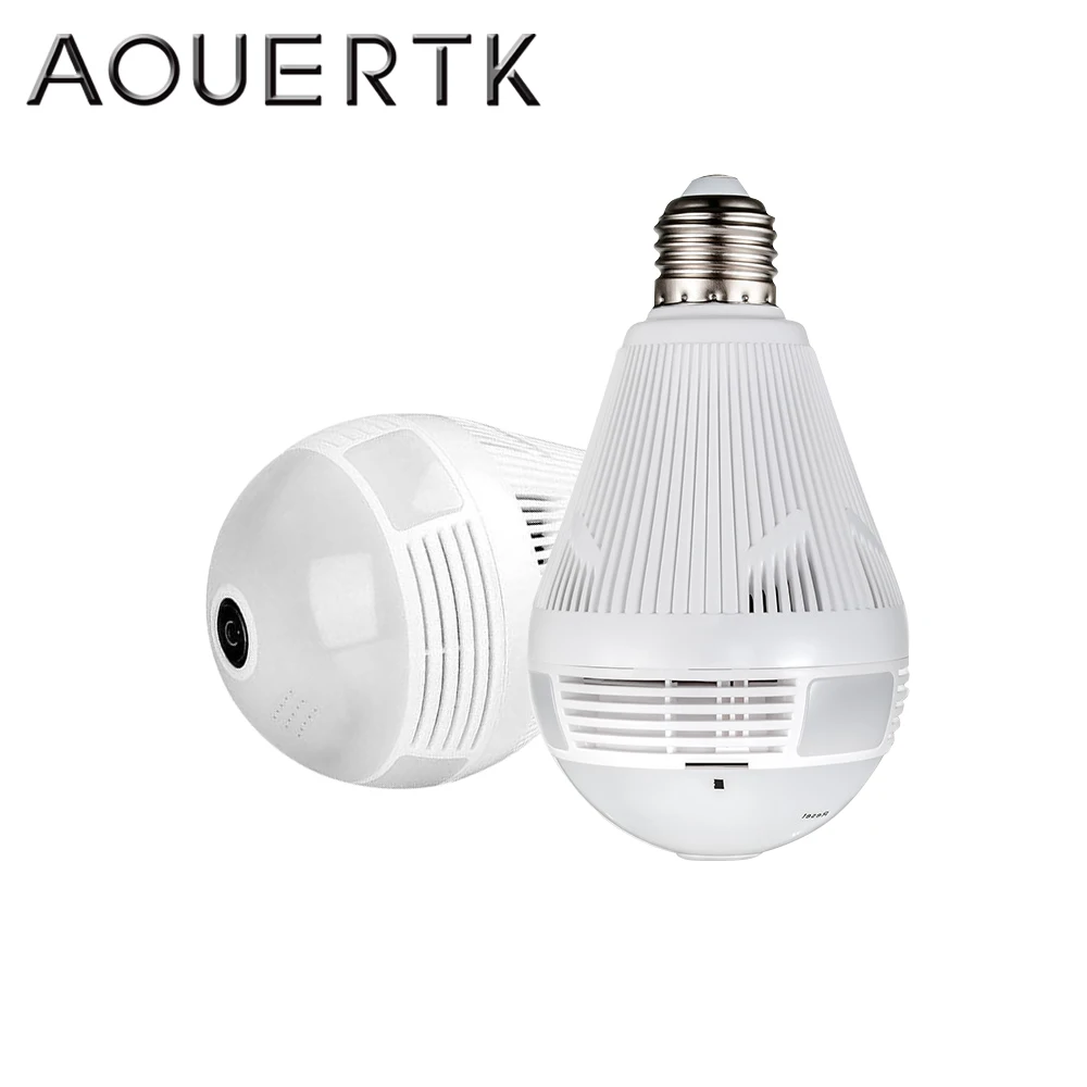 AOUERTK double Light 1080P WiFi CCTV Fisheye Bulb lamb ip Camera 360 Degree Wireless Panoramic FULL Color Home Security Burglar
AOUERTK double Light 1080P WiFi CCTV Fisheye Bulb lamb ip Camera 360 Degree Wireless Panoramic FULL Color Home Security Burglar