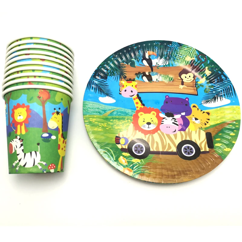 60PCS Baby Shower Grassland animals Theme Decorate Cups Plates Kids Favors Dishes Glass Birthday Party Disposable Tableware Set
60PCS Baby Shower Grassland animals Theme Decorate Cups Plates Kids Favors Dishes Glass Birthday Party Disposable Tableware Set