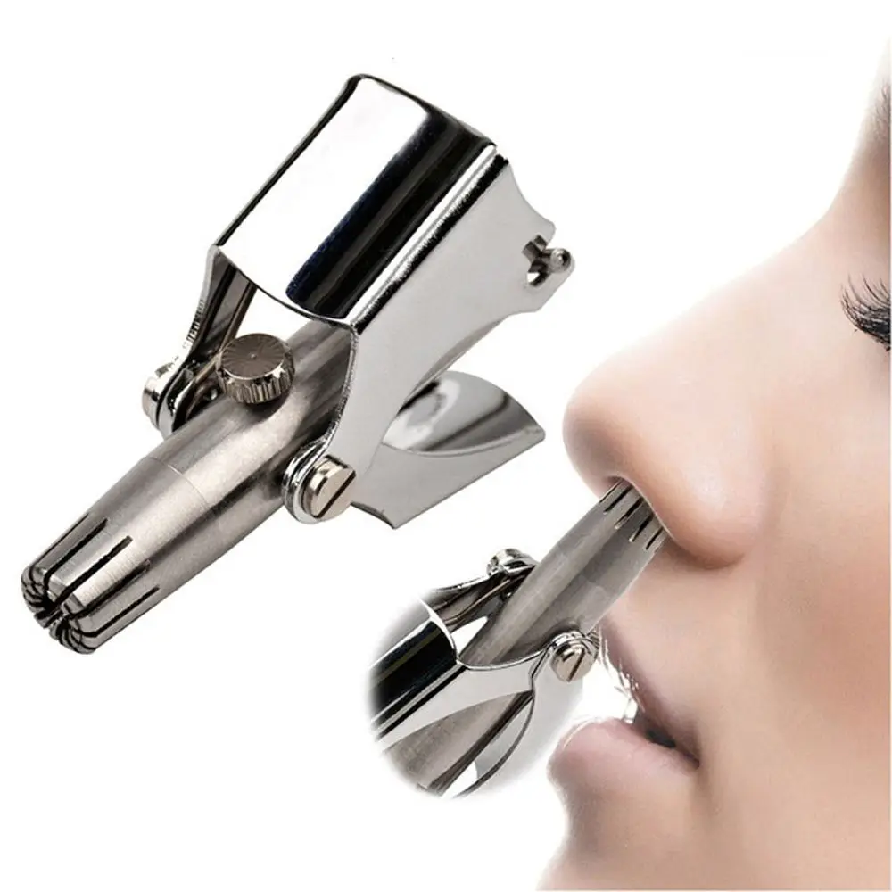 Stainless Steel Manual Washing Nose Trimmer Device Mechanical Nose Hair Trimmer Shaving And Hair Removal Tool
Stainless Steel Manual Washing Nose Trimmer Device Mechanical Nose Hair Trimmer Shaving And Hair Removal Tool
