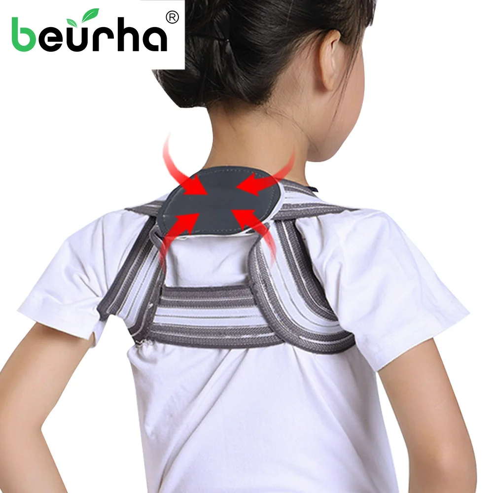 

Adjustable Belt Back Posture Corrector Clavicle Spine Shoulder Lumbar Brace Support Posture Correction For child kids teenager