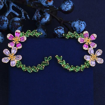 GODKI NEW Trendy Luxury Blossom Flower Stud Earrings For Women Wedding Cubic Zircon CZ Bridal Earrings Bohemia Hot Drop Shipping
GODKI NEW Trendy Luxury Blossom Flower Stud Earrings For Women Wedding Cubic Zircon CZ Bridal Earrings Bohemia Hot Drop Shipping