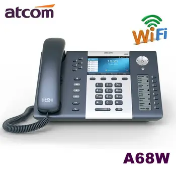 ATCOM A68W VoIP sip phone WiFi Entry-level business IP telepone wireless Operator's color screen IP Phone
ATCOM A68W VoIP sip phone WiFi Entry-level business IP telepone wireless Operator's color screen IP Phone