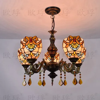 European Baroque Tiffany Glass Pendant Light Dining Room Bedroom Bar Cafe Hanging Lamp Lamparas De Techo Colgante
European Baroque Tiffany Glass Pendant Light Dining Room Bedroom Bar Cafe Hanging Lamp Lamparas De Techo Colgante