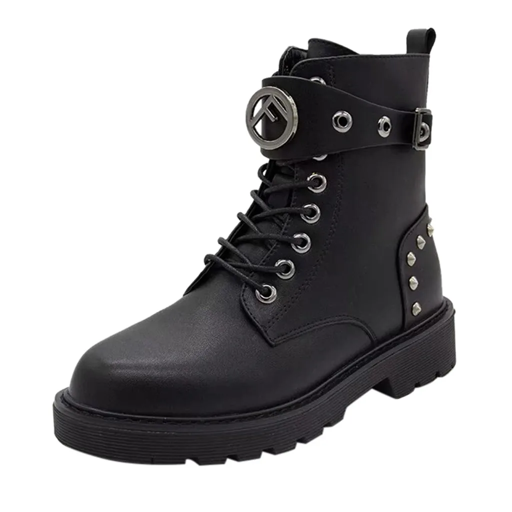 SAGACE Retro women's boots fashion comfortable casual low-heeled round head shoes rivet knight boots new listing 2019
SAGACE Retro women's boots fashion comfortable casual low-heeled round head shoes rivet knight boots new listing 2019