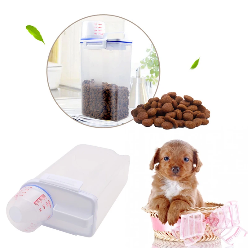 1PC PP Pet Food Storage Container Dog Cat Pet Dry Food Dispenser With Cup Pet Supplies Cat Dishes Feeders Fountains
1PC PP Pet Food Storage Container Dog Cat Pet Dry Food Dispenser With Cup Pet Supplies Cat Dishes Feeders Fountains