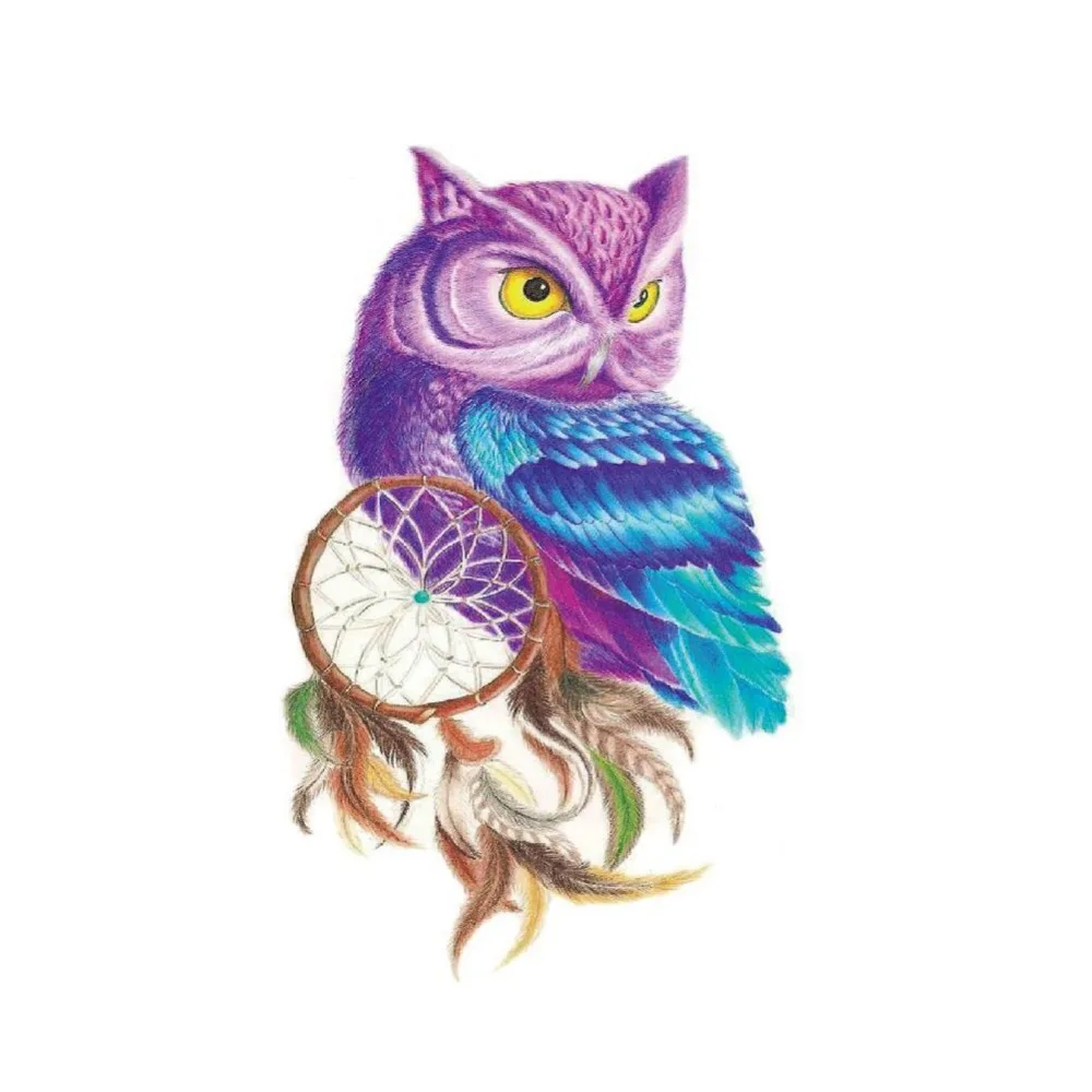 1 Sheet Large Owl Tattoo Sleeve Flash Temporary Arm Sticker Waterproof Henna Women Body Art DIY Tool 12x19cm #278905
1 Sheet Large Owl Tattoo Sleeve Flash Temporary Arm Sticker Waterproof Henna Women Body Art DIY Tool 12x19cm #278905