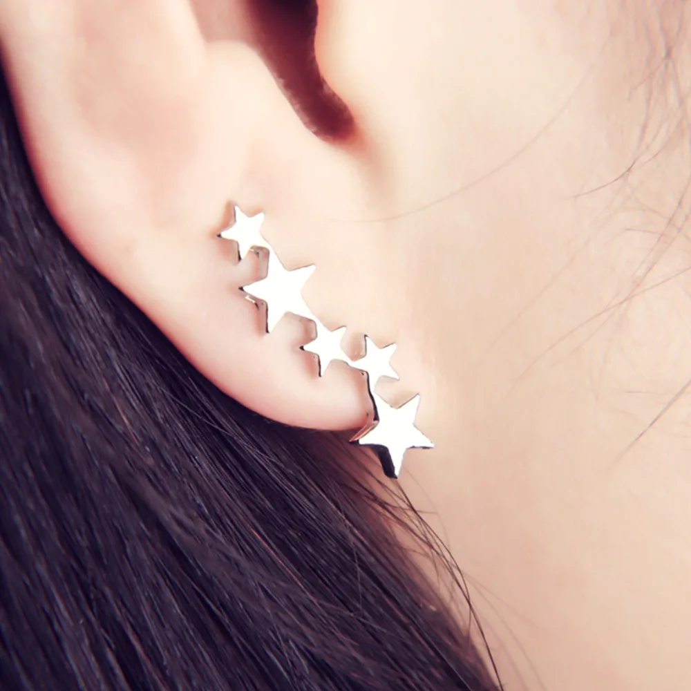 Tiny Cute Stud Earrings Fashion Golden Silver Color Star Design Ear Jewelry Crystal Earrings Gift For Friend Wholesale
Tiny Cute Stud Earrings Fashion Golden Silver Color Star Design Ear Jewelry Crystal Earrings Gift For Friend Wholesale