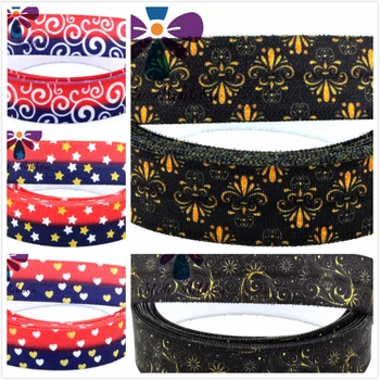 5/8" 16mm Hearts/Stars/Swril/Mandala Printed Fold Over Elastic Ribbon Red and Blue/Black Bottom DIY Christmas Decor 50yards/roll
5/8" 16mm Hearts/Stars/Swril/Mandala Printed Fold Over Elastic Ribbon Red and Blue/Black Bottom DIY Christmas Decor 50yards/roll